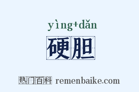 硬胆是什么意思的图片
